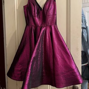 Beautiful Ieena for Mac Duggal fit and flare cocktail dress